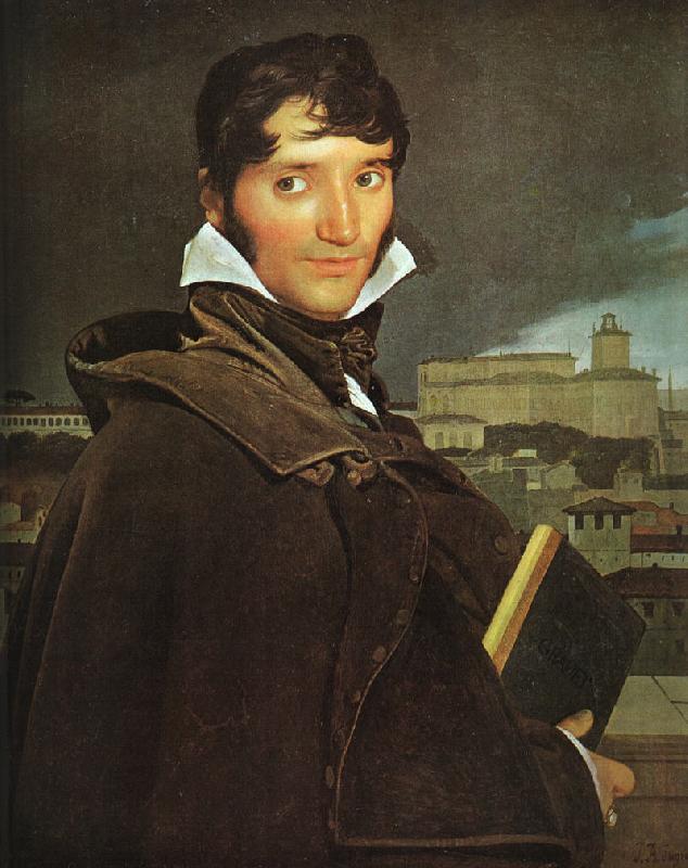 Jean-Auguste Dominique Ingres Portrait of Francois Marius Granet oil painting image